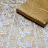 Handloom Brocade , Width : 44"