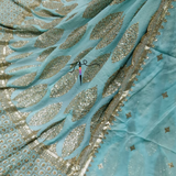 Pure Georgette Embroideries 54" & 44" Combinations