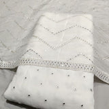 Pure Georgette and Chinon Chiffon Embroideries 44" Combinations