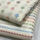 Pure Cotton Booti Pure Foil Embroideries and Pure Cotton Stripes Foil Embroideries Combinations