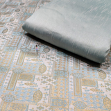 Handloom Brocade , Width : 44"