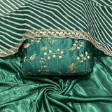 Pure Heavy Satin, Pure Mushroo Plain, Pure Mushroo Jaal and Georgette Dupatta Combinations