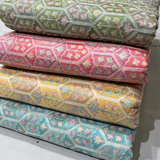 Cotton Chanderi Print + Embroideries