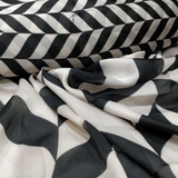 Satin Georgette Tabby Prints, Width-44"