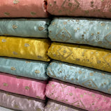 Pure Heavy Satin Embroideries, Pure Mushroo Booties and Pure Mushroo Jaal Combinations