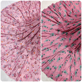 Pure Dola Silk + Print , Width : 44"