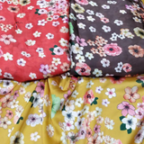 Satin Georgette Tabby Prints, Width-44"