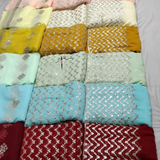 Pure Georgette 44" & Nett 44' Combinations