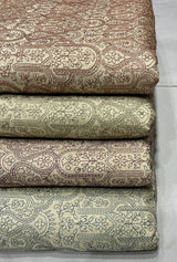 44" pure silk embroideries