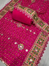 chinon phulkari dupatta