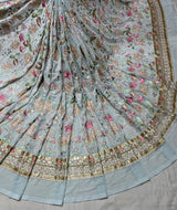 54" georgette embroideries
