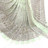 54" georgette embroideries