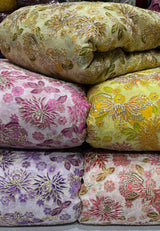 Pure organza print + embrioderies