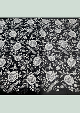 black crepe pure 44"