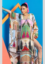 44" satin georgette prints