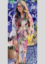 44" satin georgette prints