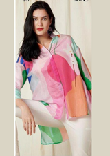 44" satin georgette prints