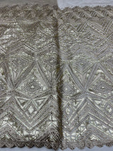 54" nett cutwork embroideries