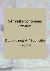 54" nett embroideries