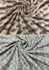 44" cotton muslin prints