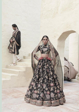 54" georgette embroideries