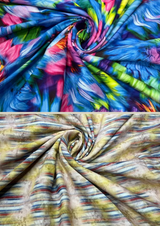 44" cotton muslin prints