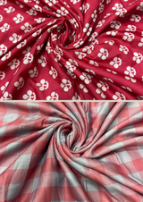 44" cotton muslin prints