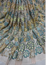 54” pure organza embridoeries