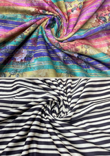 44" cotton muslin prints