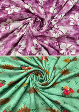 44" muslin cotton prints