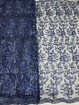 60" imported nett embroideries