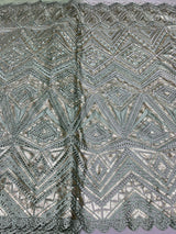 54" nett cutwork embroideries