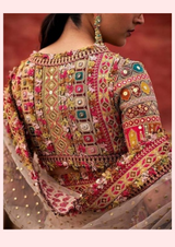 44" georgette embroideries