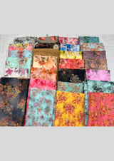 44" organza digital prints