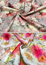 44" organza digital prints