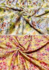 44" organza digital prints