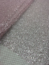 60" nett lace+ embroidery