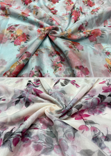 44" organza digital prints