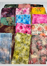 44" organza digital prints