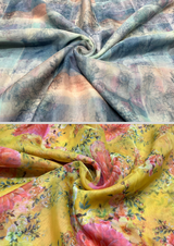 44" organza digital prints