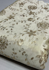 Pure tissue silk embridoeries 44”
