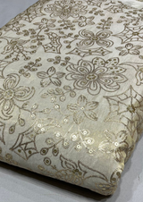 Pure tissue silk embridoeries 44”