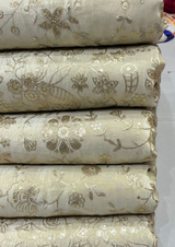 Pure tissue silk embridoeries 44”