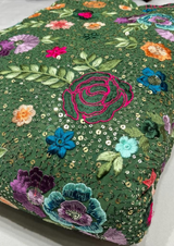 44" georgette embroideries