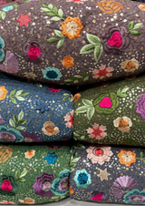 44" georgette embroideries