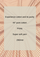 44" pure cotton