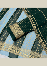 54" georgette embroideries