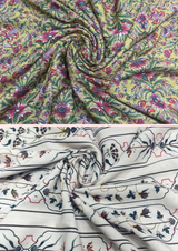 44" crepe digital prints