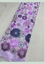 54" georgette embroideries