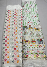 44" and 54" georgette combination